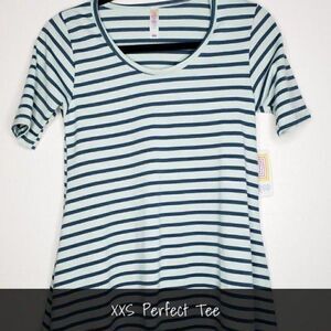 LuLaRoe Perfect T XXS Stripes NEW